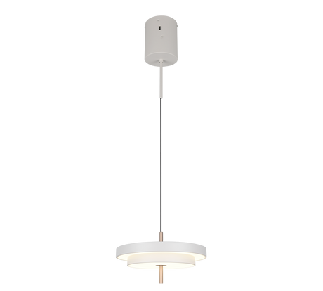 Lámpara de techo colgante Trio Keaton LED gris cálido 150cm 340219176