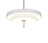 Lámpara de techo colgante Trio Keaton LED gris cálido 150cm 340219176