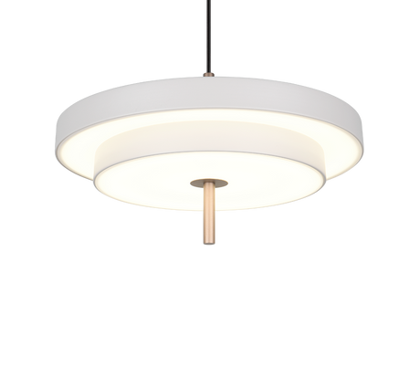 Lámpara de techo colgante Trio Keaton LED gris cálido 150cm 340219176