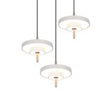 Lámpara de techo colgante Trio Keaton LED gris cálido 150cm 340230376