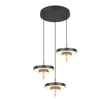 Colgante Keaton 3L Negro