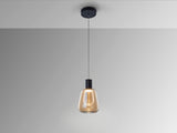 Lámpara de techo colgante Schuller Carisa 1 luz negro y - vista 2