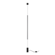 Aplique de pared Ideal Lux Essence negro cristal LED 16,5W 2700K regulable Ø6cm 341125