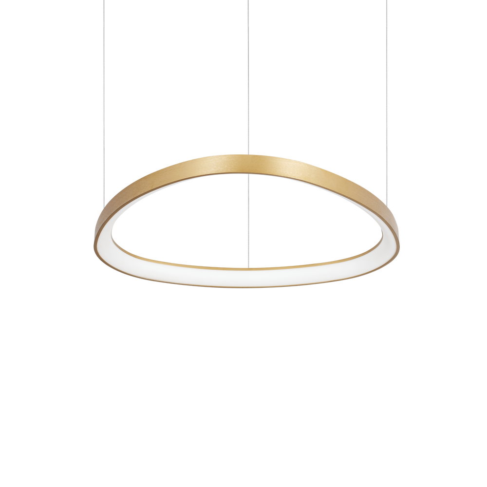 Lámpara colgante Ideal Lux Gemini latón LED 47W 2700K Ø61cm 341576
