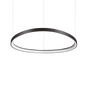 Lámpara colgante Ideal Lux Gemini LED 56W 2700K 81cm negro — ref. 341590 (1)