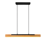 Lámpara de techo colgante Trio Kerala LED negro mate táctil 3000K 150cm 34161013