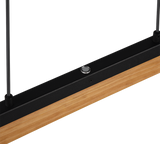 Lámpara de techo colgante Trio Kerala LED negro mate táctil 3000K 150cm 34161013