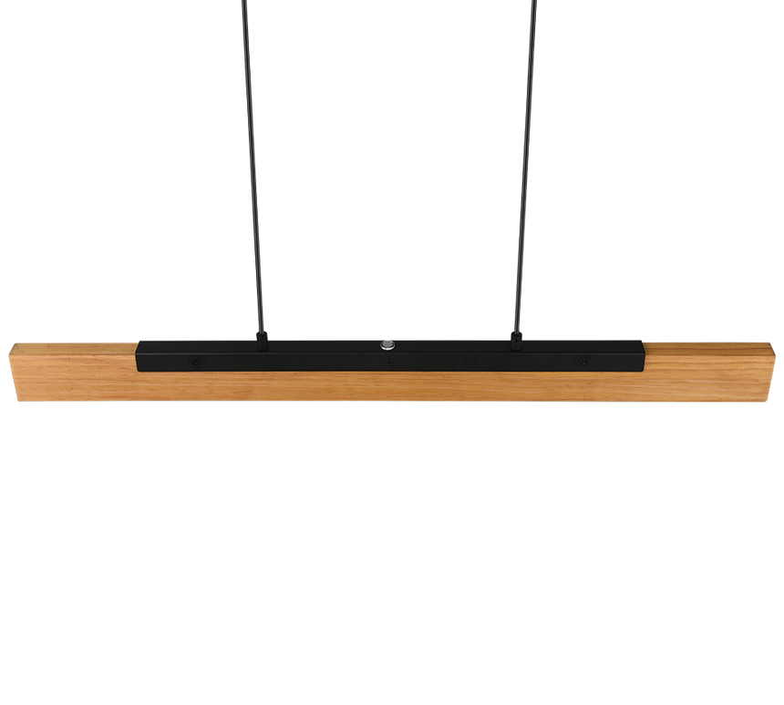 Lámpara de techo colgante Trio Kerala LED negro mate táctil 3000K 150cm 34161013