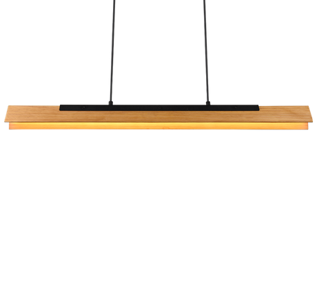 Lámpara de techo colgante Trio Kerala LED negro mate táctil 3000K 150cm 34161013