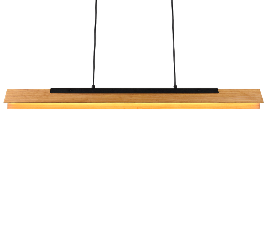 Lámpara de techo colgante Trio Kerala LED negro mate táctil 3000K 150cm 34161013
