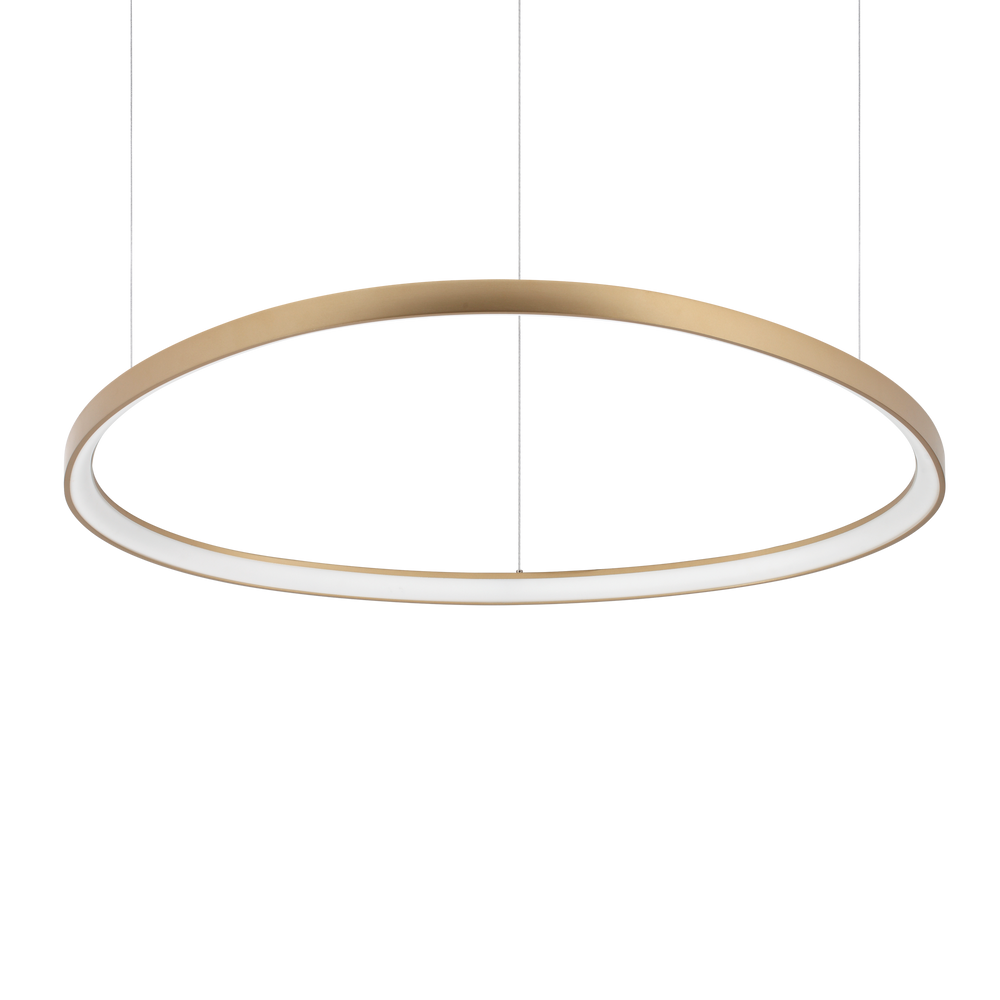 Lámpara colgante Ideal Lux Gemini latón LED 78W Ø105cm 341637