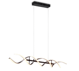 Lámpara de techo colgante Trio Sequence LED aluminio pulido regulable 150cm 341810205 - vista 2