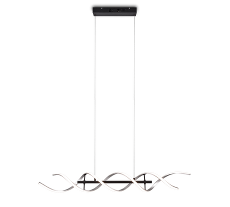 Lámpara de techo colgante Trio Sequence LED aluminio pulido regulable 150cm 341810205 - vista 4