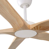Faro BIGWOOD XL Ventilador techo 6 palas blanco madera 200cm 34191