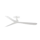 Ventilador de techo Faro Rocker Recessed L blanco mate 3 palas motor DC Ø132cm 34194R
