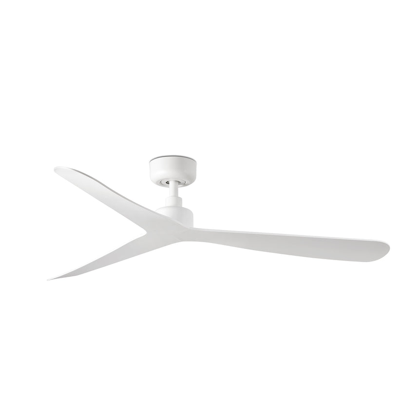 Ventilador de techo Faro Rocker M blanco mate 3 palas motor DC Ø132cm 34194WT