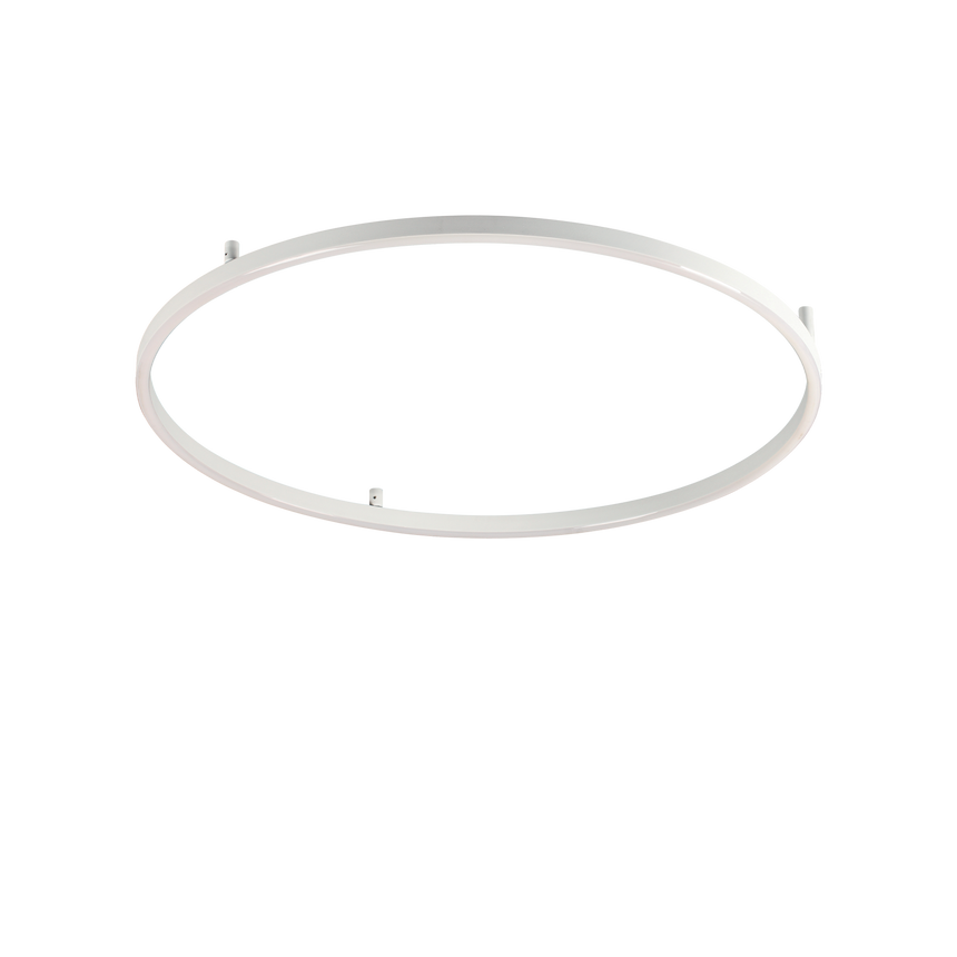 Plafón de techo Ideal Lux Oracle Slim LED 53W 4000K Ø90cm blanco — ref. 341996 (1)