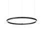 Lámpara colgante Ideal Lux Oracle Slim LED 37W 2700K Ø70cm negro — ref. 342047 (1)