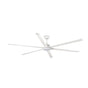 Ventilador de techo con luz Faro Rotterdam motor DC LED 3000K Ø250cm 6 palas blanco mate — ref. 34206-130 (1)