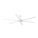 Ventilador de techo con luz Faro Rotterdam motor DC LED 3000K Ø250cm 6 palas blanco mate — ref. 34206-130 (1)