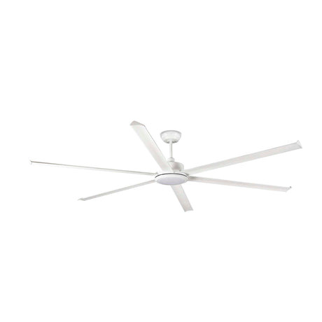 Ventilador de techo con luz Faro Rotterdam motor DC LED 3000K Ø250cm 6 palas blanco mate — ref. 34206-130 (1)