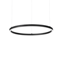Lámpara colgante Ideal Lux Oracle Slim negro LED 40W 4000K regulable Ø70cm 342061