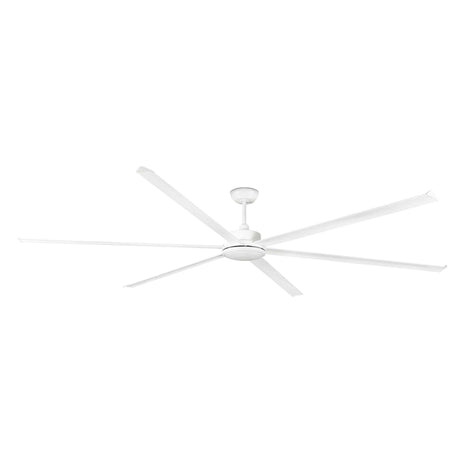 Ventilador de techo sin luz Faro Rotterdam motor DC Ø300cm 6 palas blanco mate — ref. 34210 (1)