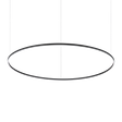 Lámpara colgante Ideal Lux Oracle Slim negro LED 81W Ø150cm 342160