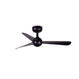 Ventilador de techo sin luz Faro Sfera motor DC negro mate Ø90cm 3 palas 34271