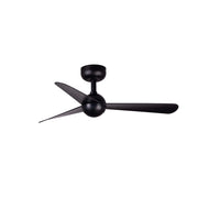Ventilador de techo sin luz Faro Sfera motor DC negro mate Ø90cm 3 palas 34271