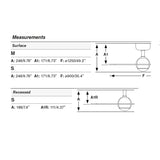 Ventilador de techo sin luz Faro Sfera motor DC negro mate Ø90cm 3 palas 34271