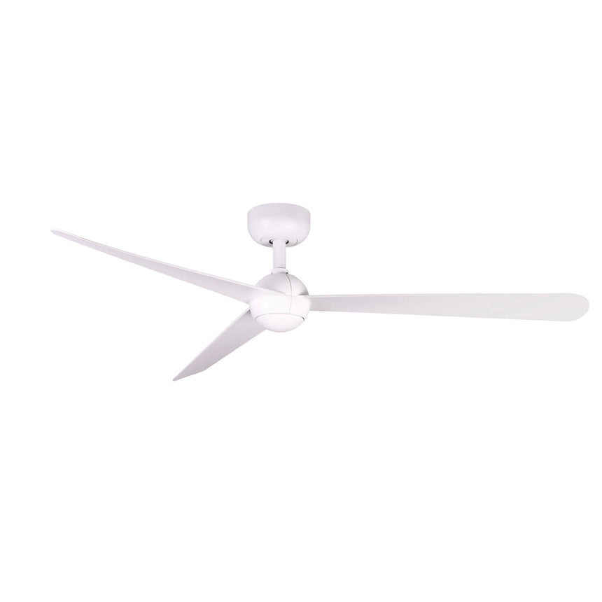 Ventilador de techo sin luz Faro Sfera motor DC blanco mate Ø125cm 3 palas 34272