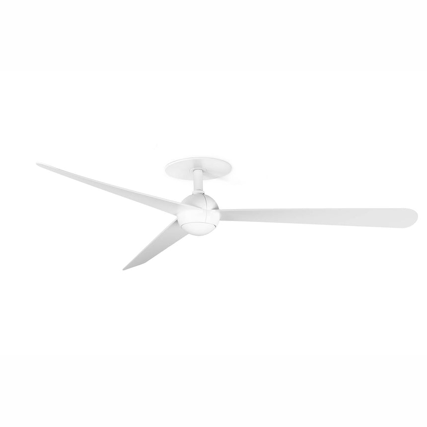 Ventilador de techo Faro Sfera Recessed M blanco mate 3 palas motor DC Ø125cm 34272R