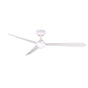 Ventilador de techo sin luz Faro Sfera motor DC Ø125cm 3 palas blanco mate — ref. 34272 (1)