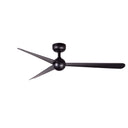Ventilador de techo sin luz Faro Sfera motor DC negro mate Ø125cm 3 palas 34273