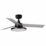 Ventilador de techo con luz Faro Cruiser Tak S LED aluminio 3 palas motor DC 2700K Ø106cm 34285WT2W