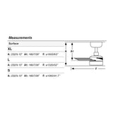 Ventilador de techo con luz Faro Cruiser motor DC LED aluminio 2700-6500K CCT Ø160cm 3 palas 34287-1TW