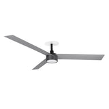 Ventilador de techo con luz Faro Cruiser Recessed XL LED aluminio 3 palas motor DC 2700-4000K Ø160cm 34287R1S