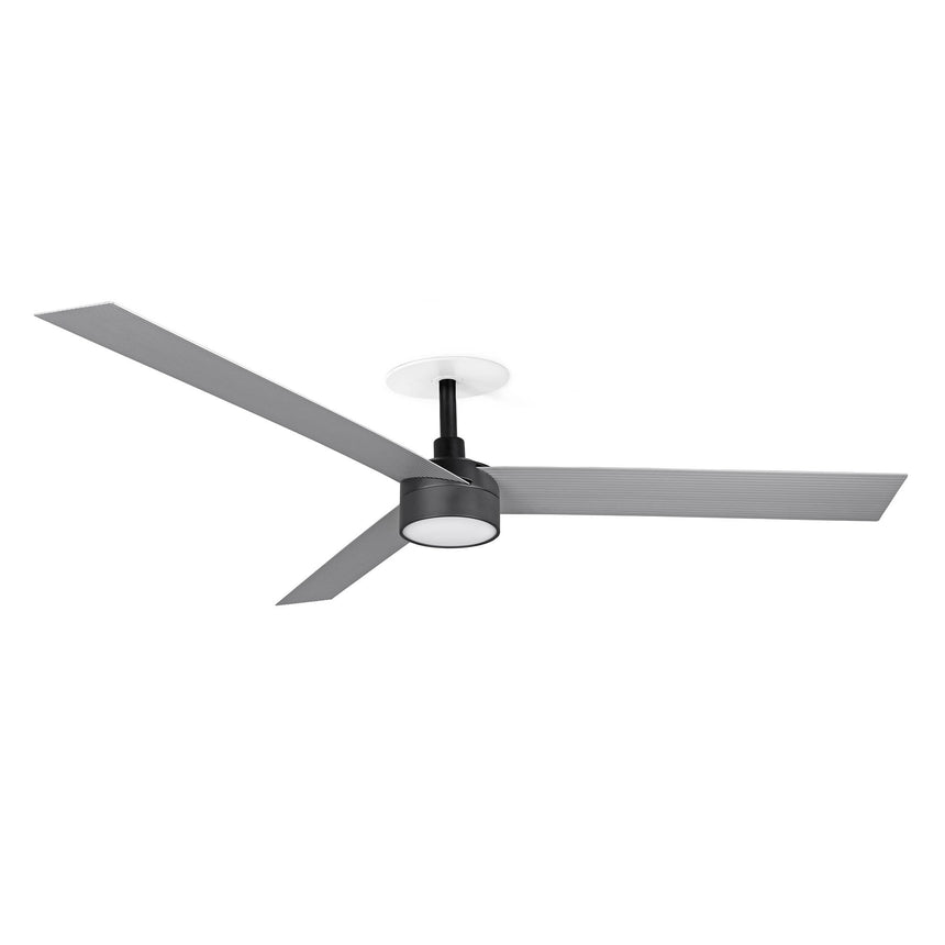 Ventilador de techo con luz Faro Cruiser Recessed XL LED aluminio 3 palas motor DC 2700-4000K Ø160cm 34287R1S
