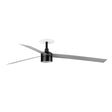 Ventilador de techo con luz Faro Cruiser Recessed Tek XL LED aluminio 3 palas motor DC 3000K Ø160cm 34287R3N — vista 1