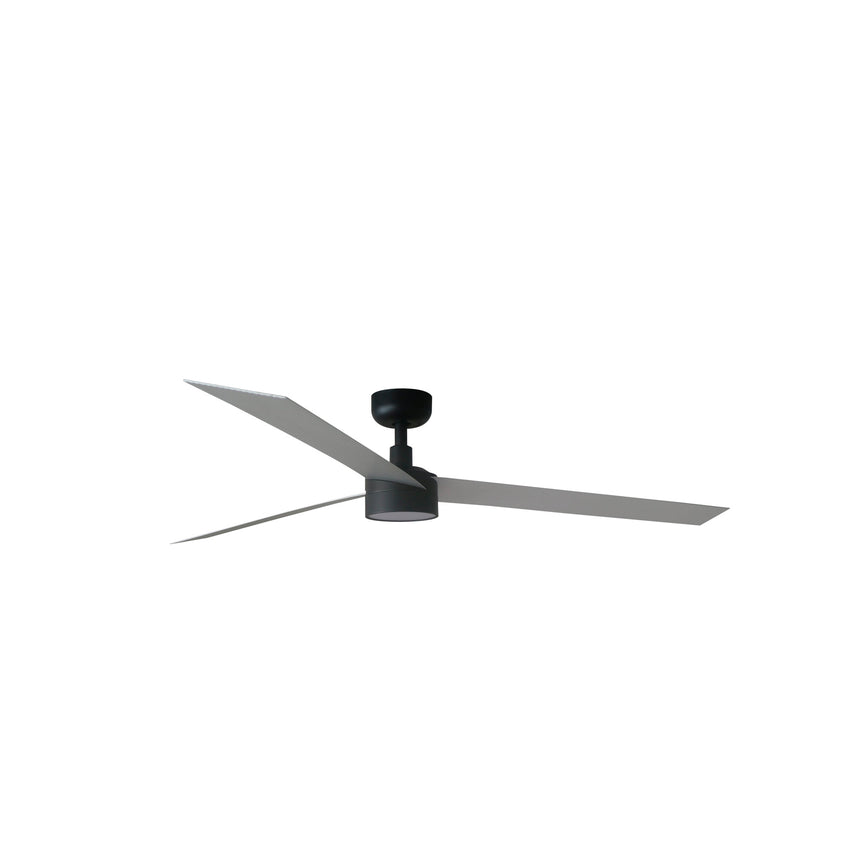 Ventilador de techo con luz Faro Cruiser XL LED aluminio 3 palas motor DC 2700-4000K Ø160cm 34287WT1S