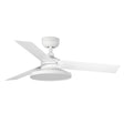 Ventilador de techo con luz Faro Cruiser Tak S LED blanco mate 3 palas motor DC 4000K Ø106cm 342882C — vista 1