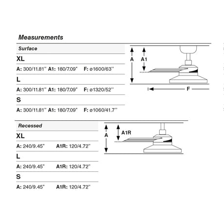 Medidas y dimensiones Faro Cruiser Tak S LED blanco mate 34288WT2N (cm)