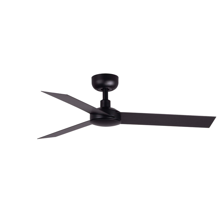 Ventilador de techo sin luz Faro Cruiser motor DC negro mate Ø106cm 3 palas 34289
