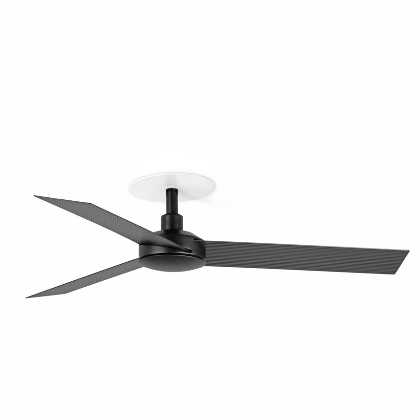 Ventilador de techo Faro Cruiser Recessed S negro mate 3 palas motor DC Ø106cm 34289R
