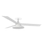 Ventilador de techo con luz Faro Cruiser Recessed Tak L LED blanco mate 3 palas motor DC 3000K Ø132cm 34290R2N — vista 1
