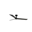 Ventilador de techo sin luz Faro Cruiser motor DC negro mate Ø132cm 3 palas 34291