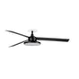 Ventilador de techo con luz Faro Cruiser Recessed Tak L LED 3 palas motor DC 3000K Ø132cm negro mate — ref. 34291R2N (1)
