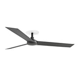 Ventilador de techo Faro Cruiser Recessed L 3 palas motor DC Ø132cm negro mate — ref. 34291R (1)