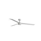 Ventilador de techo con luz Faro Cruiser XL LED blanco mate 3 palas motor DC 2700-6500K Ø160cm 34292-1TW